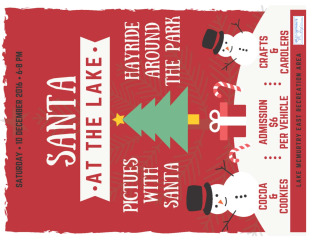 Santa at the Lake Flyer